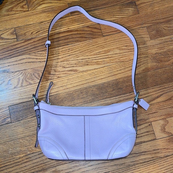 Coach Madison convertible strap leather shoulder bag hobo F12321 Light Purple - Picture 1 of 14